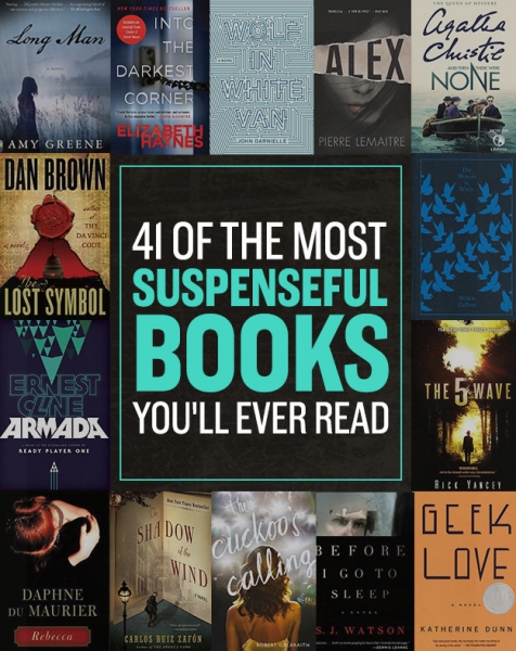 41 Of The Most Suspense Filled Books Ever